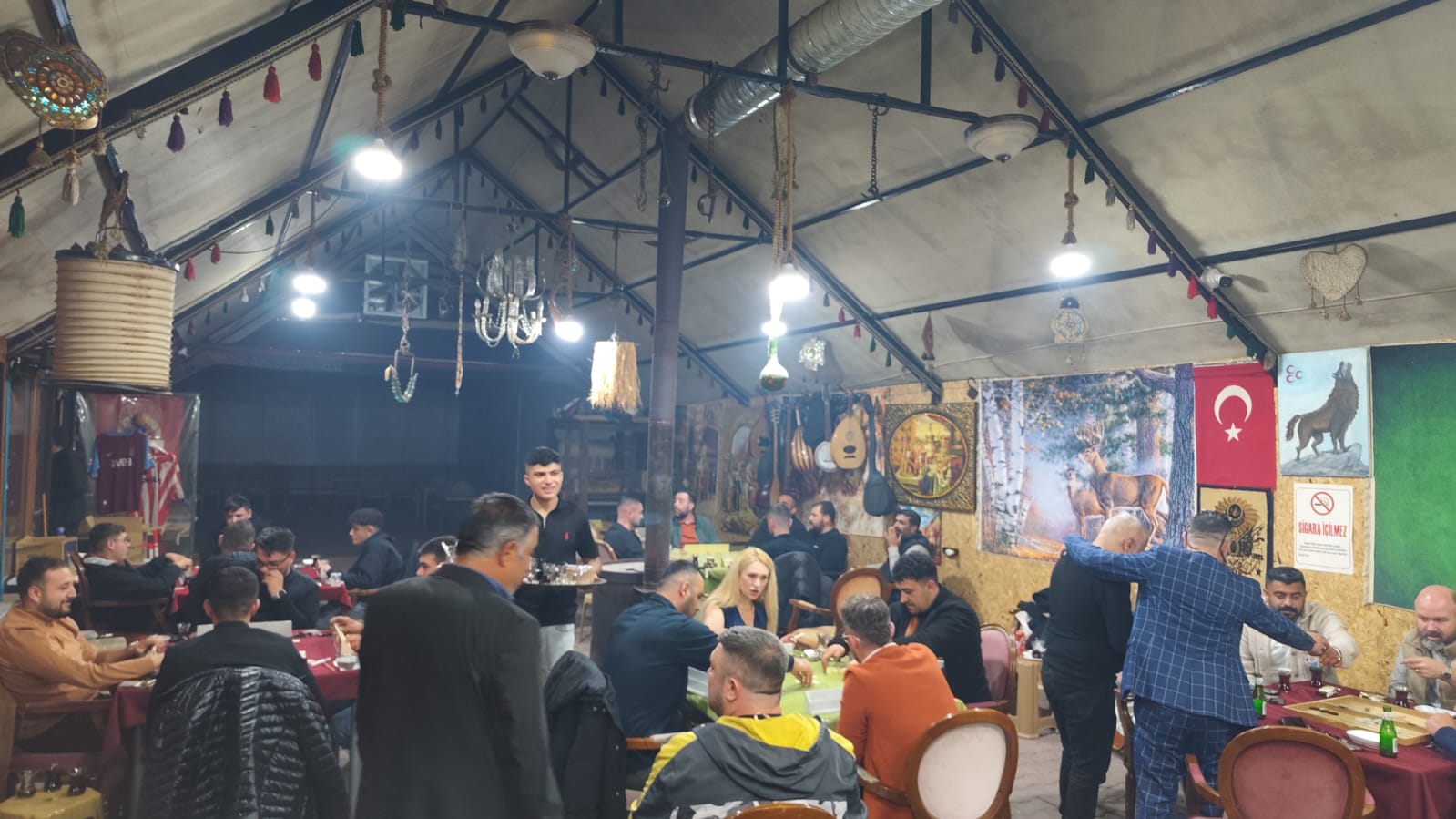 Sıcak servis, samimi atmosfer